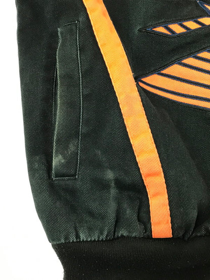 【現状渡し品】【メンズ】 NFL ナショナル・フットボール・リーグ BRONCOS RACING JACKET ブロンコス レーシング ジャケット アウター 146-261002-rt-09-tagh サイズ：XL カラー：ネイビー/BLACK 万代Net店