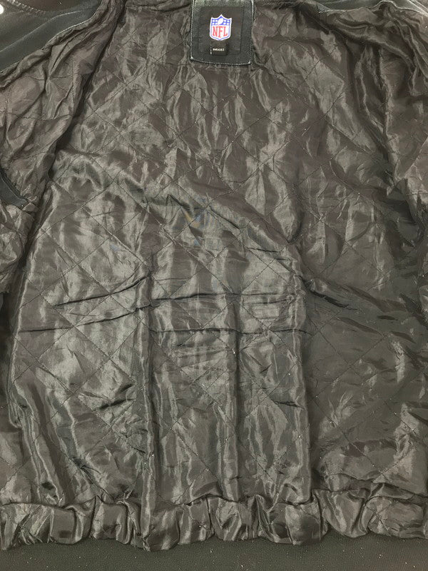【現状渡し品】【メンズ】 NFL ナショナル・フットボール・リーグ BRONCOS RACING JACKET ブロンコス レーシング ジャケット アウター 146-261002-rt-09-tagh サイズ：XL カラー：ネイビー/BLACK 万代Net店