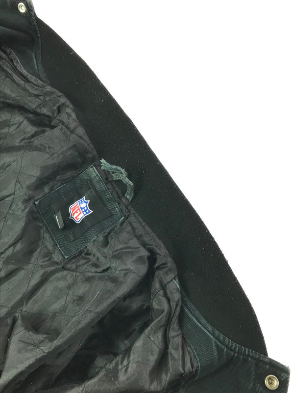 【現状渡し品】【メンズ】 NFL ナショナル・フットボール・リーグ BRONCOS RACING JACKET ブロンコス レーシング ジャケット アウター 146-261002-rt-09-tagh サイズ：XL カラー：ネイビー/BLACK 万代Net店