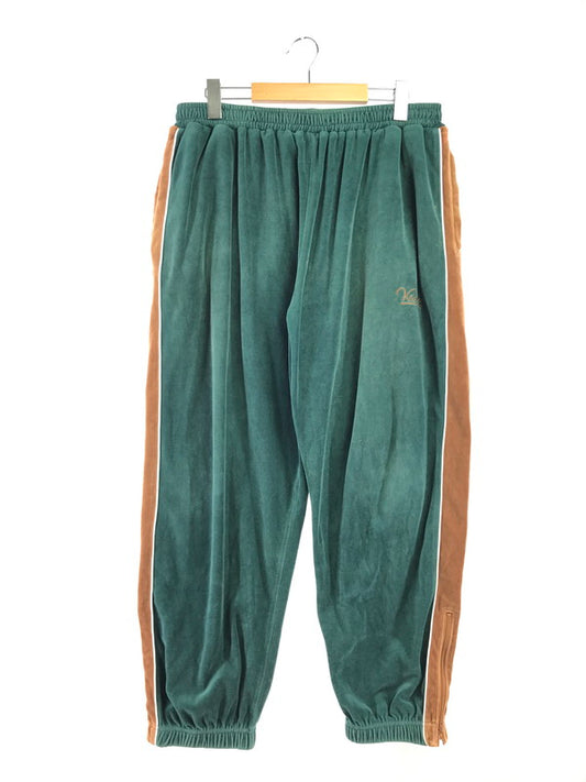 【現状渡し品】【メンズ】 KEBOZ ケボズ VELOUR TRACK PANTS ベロア トラック パンツ 153-261010-ty-19-tagh サイズ：L カラー：グリーン 万代Net店