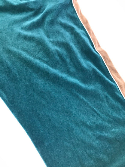 【現状渡し品】【メンズ】 KEBOZ ケボズ VELOUR TRACK PANTS ベロア トラック パンツ 153-261010-ty-19-tagh サイズ：L カラー：グリーン 万代Net店