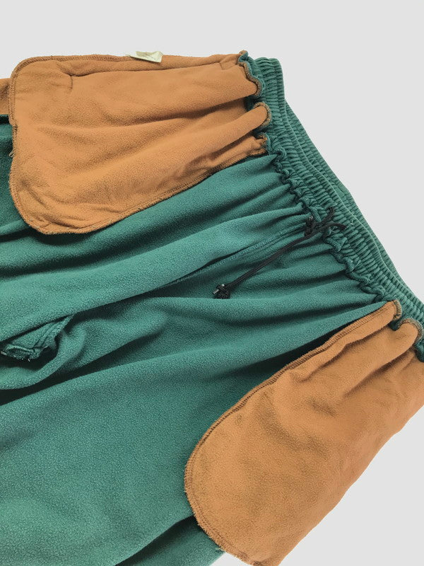 【現状渡し品】【メンズ】 KEBOZ ケボズ VELOUR TRACK PANTS ベロア トラック パンツ 153-261010-ty-19-tagh サイズ：L カラー：グリーン 万代Net店