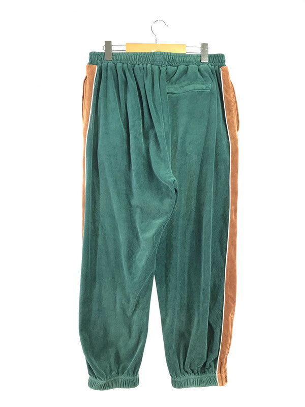 【現状渡し品】【メンズ】 KEBOZ ケボズ VELOUR TRACK PANTS ベロア トラック パンツ 153-261010-ty-19-tagh サイズ：L カラー：グリーン 万代Net店