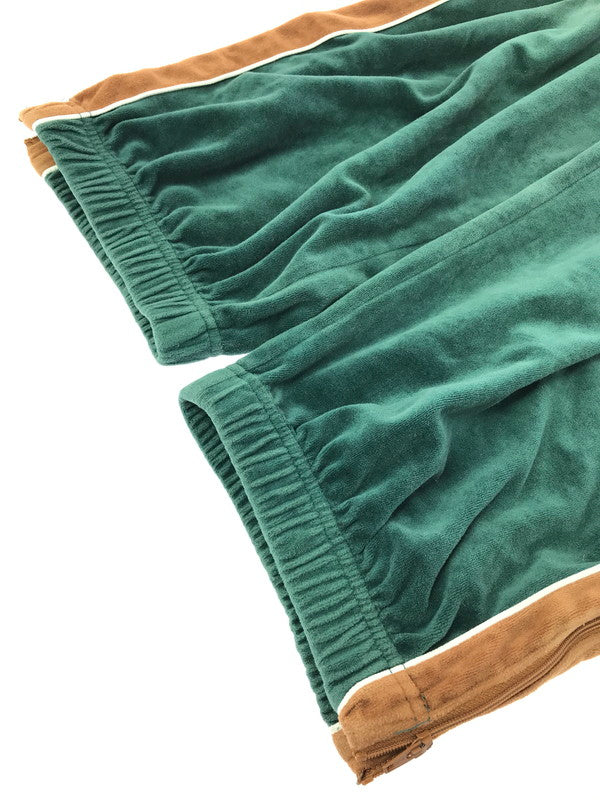 【現状渡し品】【メンズ】 KEBOZ ケボズ VELOUR TRACK PANTS ベロア トラック パンツ 153-261010-ty-19-tagh サイズ：L カラー：グリーン 万代Net店