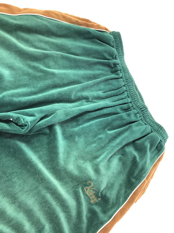 【現状渡し品】【メンズ】 KEBOZ ケボズ VELOUR TRACK PANTS ベロア トラック パンツ 153-261010-ty-19-tagh サイズ：L カラー：グリーン 万代Net店