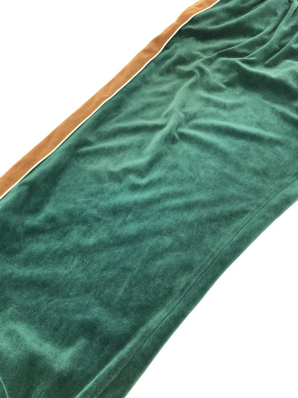 【現状渡し品】【メンズ】 KEBOZ ケボズ VELOUR TRACK PANTS ベロア トラック パンツ 153-261010-ty-19-tagh サイズ：L カラー：グリーン 万代Net店