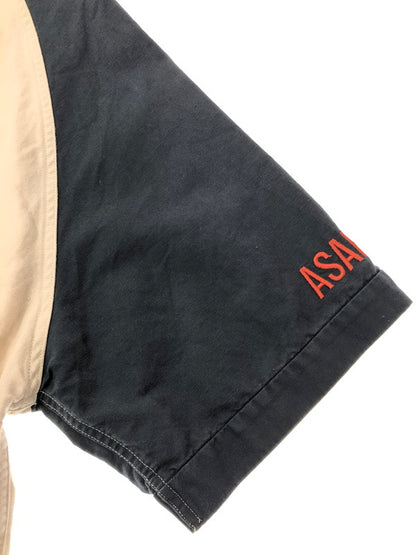 【中古品】【メンズ】 KEBOZ ケボズ ×FREAK'S STORE フリークスストア BASEBALL SHIRT 212-1025 ベースボールシャツ 半袖シャツ 142-261003-na-02-tagh サイズ：L カラー：ベージュ/ネイビー 万代Net店