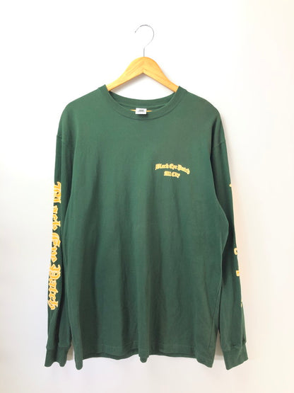 【現状渡し品】【メンズ】 BLACK EYE PATCH ブラックアイパッチ ALL CITY BLACK LETTER L/S TEE ロゴ Tシャツ 長袖Tシャツ 142-261003-na-04-tagh サイズ：XL カラー：グリーン 万代Net店
