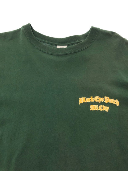【現状渡し品】【メンズ】 BLACK EYE PATCH ブラックアイパッチ ALL CITY BLACK LETTER L/S TEE ロゴ Tシャツ 長袖Tシャツ 142-261003-na-04-tagh サイズ：XL カラー：グリーン 万代Net店