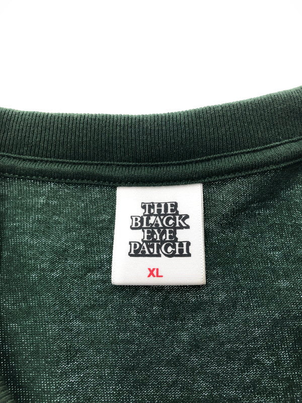 【現状渡し品】【メンズ】 BLACK EYE PATCH ブラックアイパッチ ALL CITY BLACK LETTER L/S TEE ロゴ Tシャツ 長袖Tシャツ 142-261003-na-04-tagh サイズ：XL カラー：グリーン 万代Net店