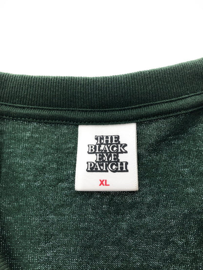 【現状渡し品】【メンズ】 BLACK EYE PATCH ブラックアイパッチ ALL CITY BLACK LETTER L/S TEE ロゴ Tシャツ 長袖Tシャツ 142-261003-na-04-tagh サイズ：XL カラー：グリーン 万代Net店