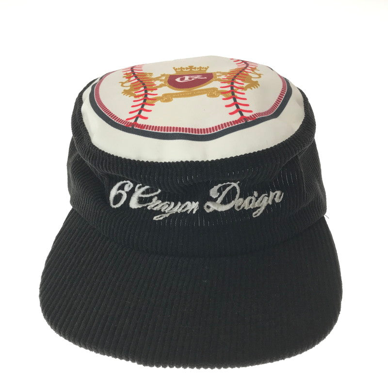 【中古品】【メンズ】 6CRAYON シックスクレヨン DESIGN PILLBOX CAP デザイン ピルボックス キャップ 帽子 185-261023-ty-13-tagh カラー：ブラック 万代Net店