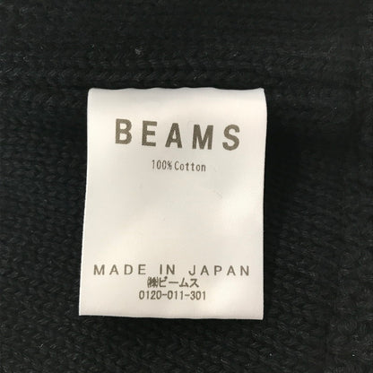【中古品】【メンズ】 BEAMS ビームス JACQUARD KNIT BUCKET HAT 11-41-1492-428-647088 ジャカード ニット バケット ハット 帽子 185-261023-ty-14-tagh カラー：ブラック 万代Net店