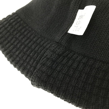 【中古品】【メンズ】 BEAMS ビームス JACQUARD KNIT BUCKET HAT 11-41-1492-428-647088 ジャカード ニット バケット ハット 帽子 185-261023-ty-14-tagh カラー：ブラック 万代Net店