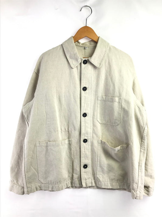 【中古品】【メンズ】 VETRA ベトラ COTTON LINEN COVERALLS NATURAL フランス製 コットン リネン カバーオール ライトアウター 145-261002-rt-05-tagh サイズ：42 カラー：ナチュラル 万代Net店