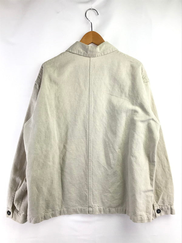 【中古品】【メンズ】 VETRA ベトラ COTTON LINEN COVERALLS NATURAL フランス製 コットン リネン カバーオール ライトアウター 145-261002-rt-05-tagh サイズ：42 カラー：ナチュラル 万代Net店