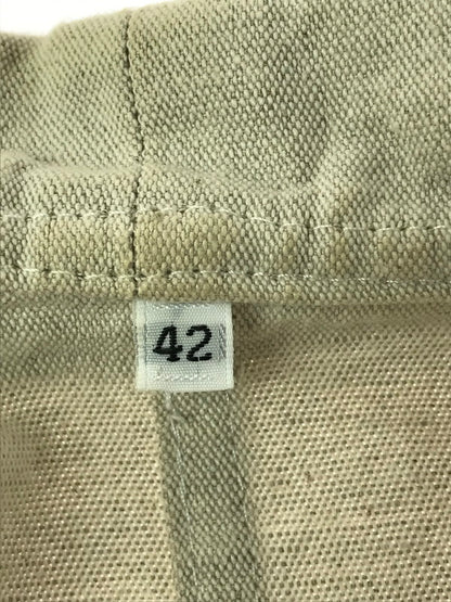 【中古品】【メンズ】 VETRA ベトラ COTTON LINEN COVERALLS NATURAL フランス製 コットン リネン カバーオール ライトアウター 145-261002-rt-05-tagh サイズ：42 カラー：ナチュラル 万代Net店