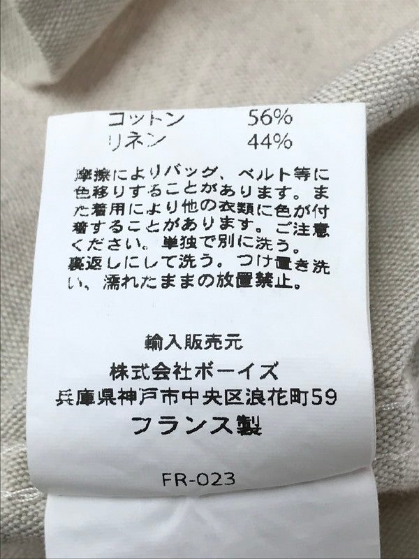 【中古品】【メンズ】 VETRA ベトラ COTTON LINEN COVERALLS NATURAL フランス製 コットン リネン カバーオール ライトアウター 145-261002-rt-05-tagh サイズ：42 カラー：ナチュラル 万代Net店