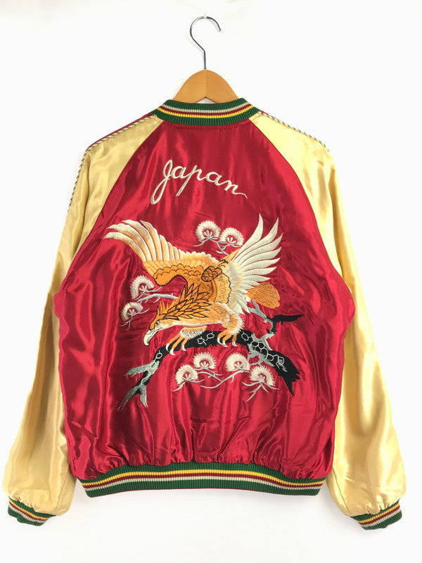 【中古品】【メンズ】 TAILOR 東洋 テーラー東洋 MID 1950's EAGLE×BLUE TIGER ACETATE SOUVENIR JACKET TT15790 スーベニア ジャケット ライトアウター 145-261002-rt-08-tagh サイズ：L カラー：レッド/ブルー 万代Net店