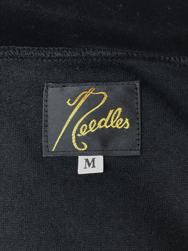 【中古品】【メンズ】 NEEDLES ニードルス VELOUR TRACK JACKET BLACK OT1610 LHP別注 ベロア TRACK ジャケット ライトアウター 140-261002-rt-04-tagh サイズ：M カラー：ブラック 万代Net店