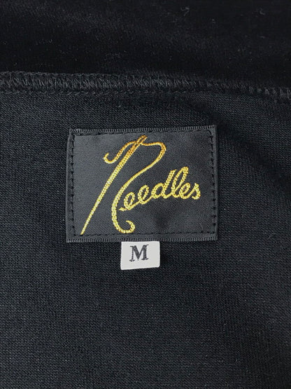 【中古品】【メンズ】 NEEDLES ニードルス VELOUR TRACK JACKET BLACK OT1610 LHP別注 ベロア TRACK ジャケット ライトアウター 140-261002-rt-04-tagh サイズ：M カラー：ブラック 万代Net店