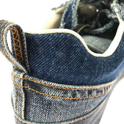 【中古品】【メンズ】 LOEWE ロエベ DECONSTRUCTED DENIM SNEAKERS イタリア製 デコンストラクテッド デニム スニーカー 靴 183-261003-na-17-tagh サイズ：42 カラー：インディゴ 万代Net店