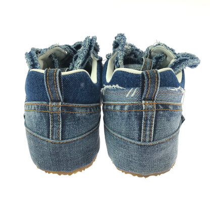 【中古品】【メンズ】 LOEWE ロエベ DECONSTRUCTED DENIM SNEAKERS イタリア製 デコンストラクテッド デニム スニーカー 靴 183-261003-na-17-tagh サイズ：42 カラー：インディゴ 万代Net店