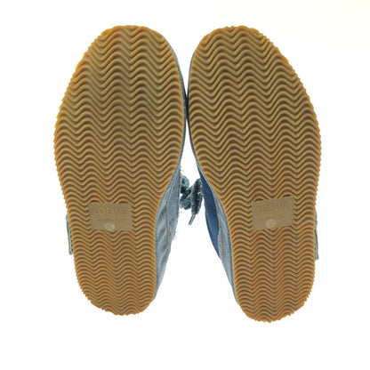 【中古品】【メンズ】 LOEWE ロエベ DECONSTRUCTED DENIM SNEAKERS イタリア製 デコンストラクテッド デニム スニーカー 靴 183-261003-na-17-tagh サイズ：42 カラー：インディゴ 万代Net店
