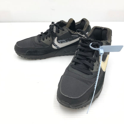 【中古品】【メンズ】 NIKE ナイキ×OFF-WHITE オフホワイト AIR MAX 90 AA7293-001 エアマックス 90 スニーカー 靴 160-261005-na-44-tagh サイズ：27cm US 9 カラー：BLACK/BLACK-CONE-WHITE 万代Net店