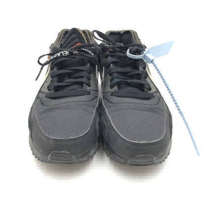 【中古品】【メンズ】 NIKE ナイキ×OFF-WHITE オフホワイト AIR MAX 90 AA7293-001 エアマックス 90 スニーカー 靴 160-261005-na-44-tagh サイズ：27cm US 9 カラー：BLACK/BLACK-CONE-WHITE 万代Net店