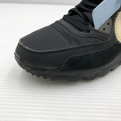 【中古品】【メンズ】 NIKE ナイキ×OFF-WHITE オフホワイト AIR MAX 90 AA7293-001 エアマックス 90 スニーカー 靴 160-261005-na-44-tagh サイズ：27cm US 9 カラー：BLACK/BLACK-CONE-WHITE 万代Net店