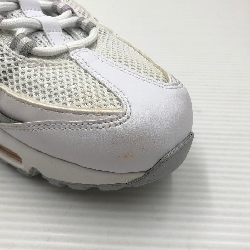 【中古品】【メンズ】 NIKE ナイキ WMNS AIR MAX 95 DH5722-100 ウィメンズ エアマックス 95 スニーカー 靴 160-261005-na-55-tagh サイズ：27.5cm US 10.5 カラー：WHITE/CRIMSON BLISS-PLUM FOG 万代Net店