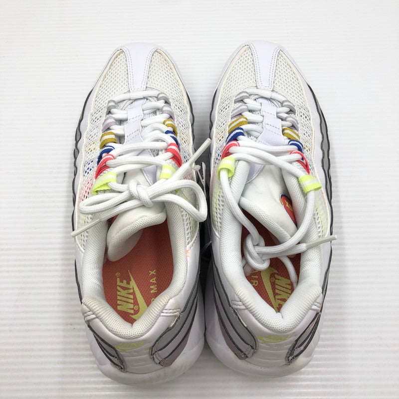 【中古品】【メンズ】 NIKE ナイキ WMNS AIR MAX 95 DH5722-100 ウィメンズ エアマックス 95 スニーカー 靴 160-261005-na-55-tagh サイズ：27.5cm US 10.5 カラー：WHITE/CRIMSON BLISS-PLUM FOG 万代Net店