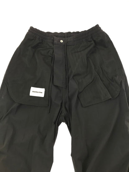 【中古品】【メンズ】 MONKEY TIME モンキータイム NYLON PANTS 8314-173-1925 ナイロン パンツ ボトムス 158-261012-na-06-tagh サイズ：S カラー：ブラック 万代Net店