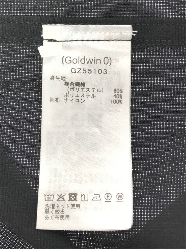 【中古美品】【メンズ】 GOLDWIN 0 ゴールドウィン ゼロ SS ASYMMETRIC CAMP SHIRT BLACK GZ55103 アシンメトリック キャンプシャツ 半袖シャツ トップス 144-261002-rt-03-tagh サイズ：2 カラー：ブラック 万代Net店
