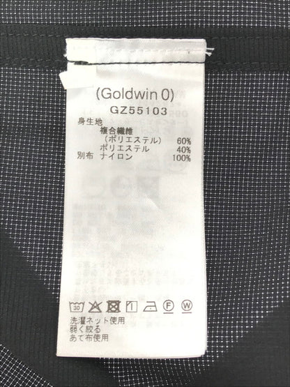 【中古美品】【メンズ】 GOLDWIN 0 ゴールドウィン ゼロ SS ASYMMETRIC CAMP SHIRT BLACK GZ55103 アシンメトリック キャンプシャツ 半袖シャツ トップス 144-261002-rt-03-tagh サイズ：2 カラー：ブラック 万代Net店