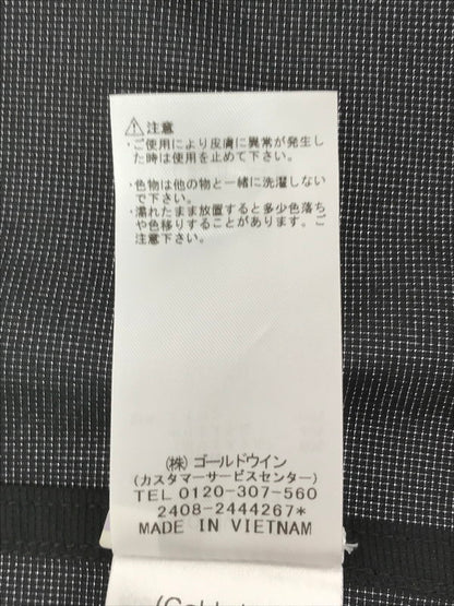 【中古美品】【メンズ】 GOLDWIN 0 ゴールドウィン ゼロ SS ASYMMETRIC CAMP SHIRT BLACK GZ55103 アシンメトリック キャンプシャツ 半袖シャツ トップス 144-261002-rt-03-tagh サイズ：2 カラー：ブラック 万代Net店
