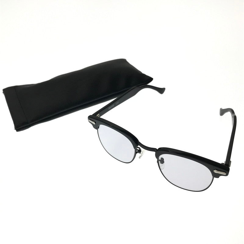 【中古品】【メンズ】 SHURON シュロン RONSIR ロンサー 眼鏡 アイウェア アクセサリー 203-261007-na-05-tagh サイズ：48□22 カラー：ブラック 万代Net店