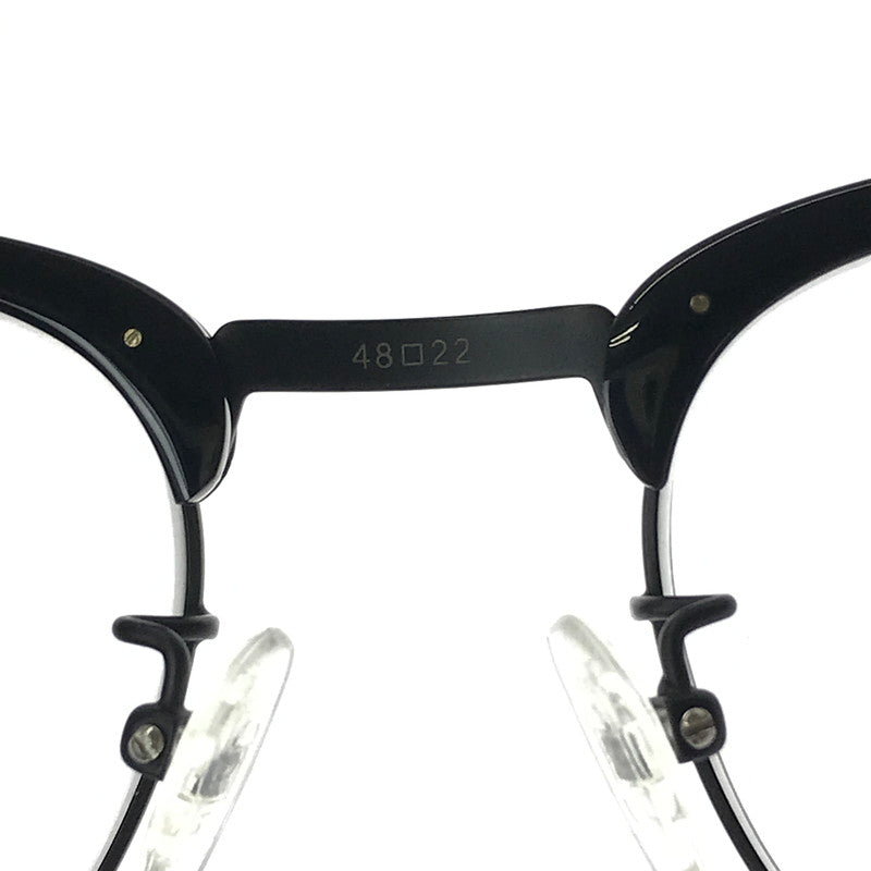 【中古品】【メンズ】 SHURON シュロン RONSIR ロンサー 眼鏡 アイウェア アクセサリー 203-261007-na-05-tagh サイズ：48□22 カラー：ブラック 万代Net店