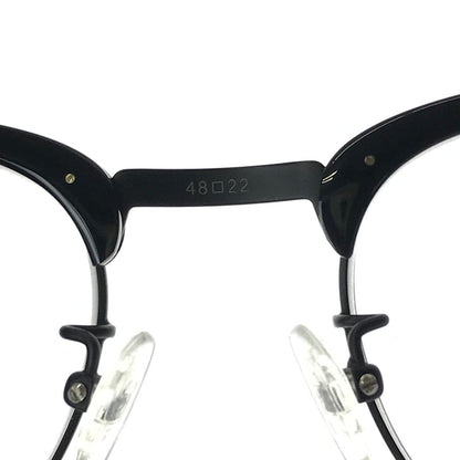 【中古品】【メンズ】 SHURON シュロン RONSIR ロンサー 眼鏡 アイウェア アクセサリー 203-261007-na-05-tagh サイズ：48□22 カラー：ブラック 万代Net店