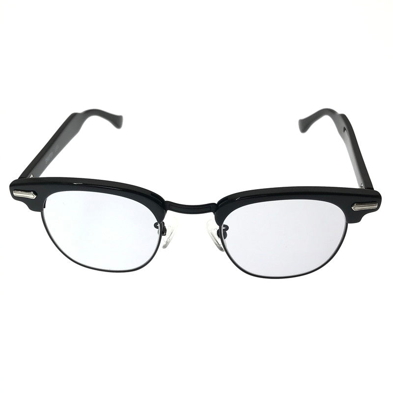 【中古品】【メンズ】 SHURON シュロン RONSIR ロンサー 眼鏡 アイウェア アクセサリー 203-261007-na-05-tagh サイズ：48□22 カラー：ブラック 万代Net店