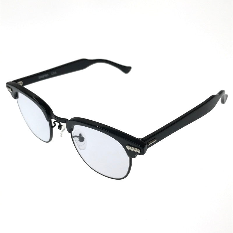 【中古品】【メンズ】 SHURON シュロン RONSIR ロンサー 眼鏡 アイウェア アクセサリー 203-261007-na-05-tagh サイズ：48□22 カラー：ブラック 万代Net店