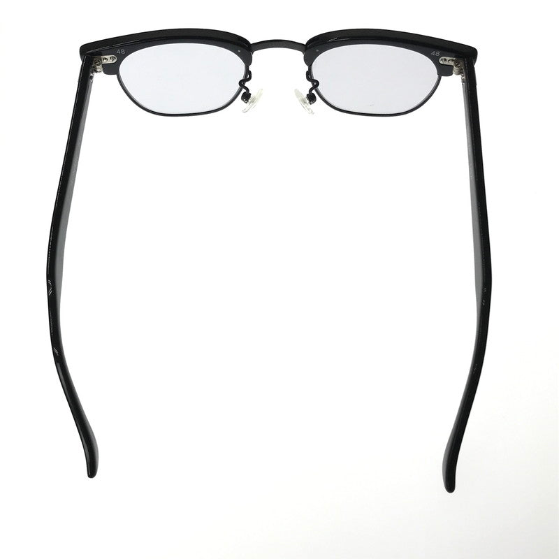 【中古品】【メンズ】 SHURON シュロン RONSIR ロンサー 眼鏡 アイウェア アクセサリー 203-261007-na-05-tagh サイズ：48□22 カラー：ブラック 万代Net店