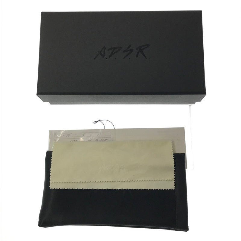 【中古品】【メンズ】 A.D.S.R. エーディーエスアール MALUMA 01 マルーマ 眼鏡 アイウェア アクセサリー 203-261007-na-07-tagh カラー：ブラック 万代Net店
