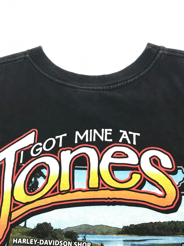 【中古品】【メンズ】 HARLEY DAVIDSON ハーレーダビッドソン 00'S ARKANSAS S/S TEE USA製 2000年代 アーカンソー S/S Ｔシャツ 146-261009-ty-18-tagh サイズ：XL カラー：ブラック 万代Net店