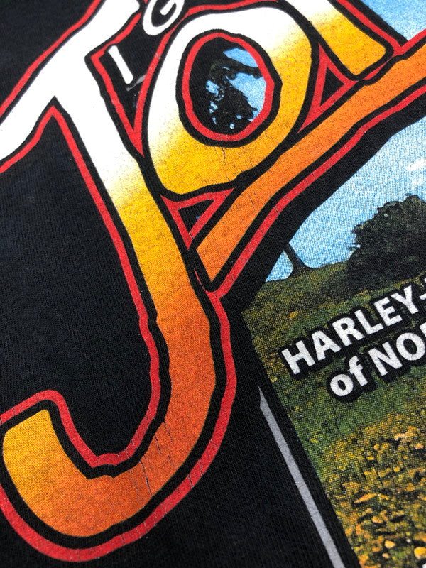 【中古品】【メンズ】 HARLEY DAVIDSON ハーレーダビッドソン 00'S ARKANSAS S/S TEE USA製 2000年代 アーカンソー S/S Ｔシャツ 146-261009-ty-18-tagh サイズ：XL カラー：ブラック 万代Net店