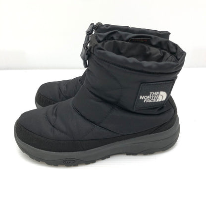 【中古品】【メンズ】 THE NORTH FACE ザ ノースフェイス NUPTSE BOOTIE WATERPROOF LOGO SHORT NF52076 ヌプシ ブーティ ウォータープルーフ ロゴ ショート ブーツ 164-261006-ty-16-tag サイズ：27cm/US9 カラー：ブラック 万代Net店