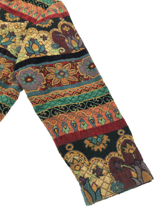 【中古品】【メンズ】 STUDIO WORKS スタジオ ワークス TAPESTRY JACKET FLOWER タペストリー ジャケット フラワー アウター 146-261009-ty-19-tagh サイズ：1X カラー：レッド/ブルー 万代Net店