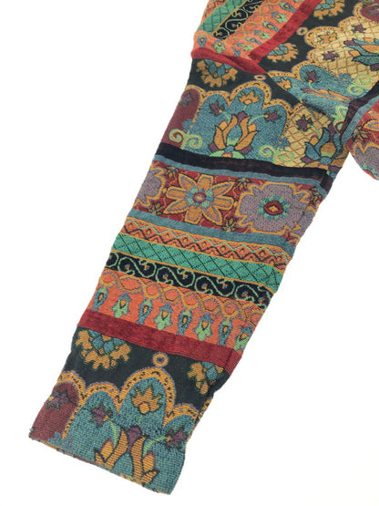 【中古品】【メンズ】 STUDIO WORKS スタジオ ワークス TAPESTRY JACKET FLOWER タペストリー ジャケット フラワー アウター 146-261009-ty-19-tagh サイズ：1X カラー：レッド/ブルー 万代Net店