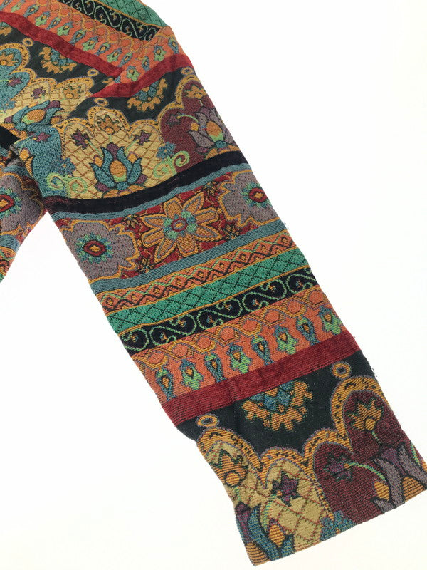 【中古品】【メンズ】 STUDIO WORKS スタジオ ワークス TAPESTRY JACKET FLOWER タペストリー ジャケット フラワー アウター 146-261009-ty-19-tagh サイズ：1X カラー：レッド/ブルー 万代Net店